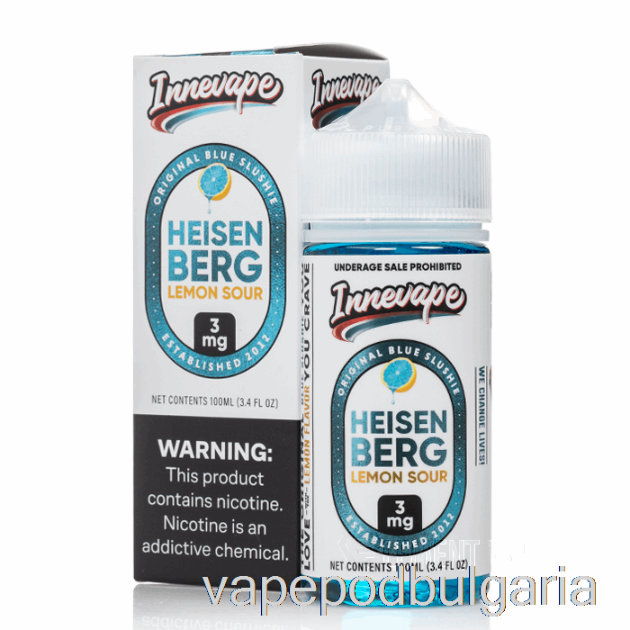 Vape Течности Heisenberg Lemon Sour - Innevape - 100ml 6mg